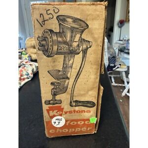 Keystone Food Chopper - USA, ca. 1960s/1970s, Vintage, w/ Box & Manual
